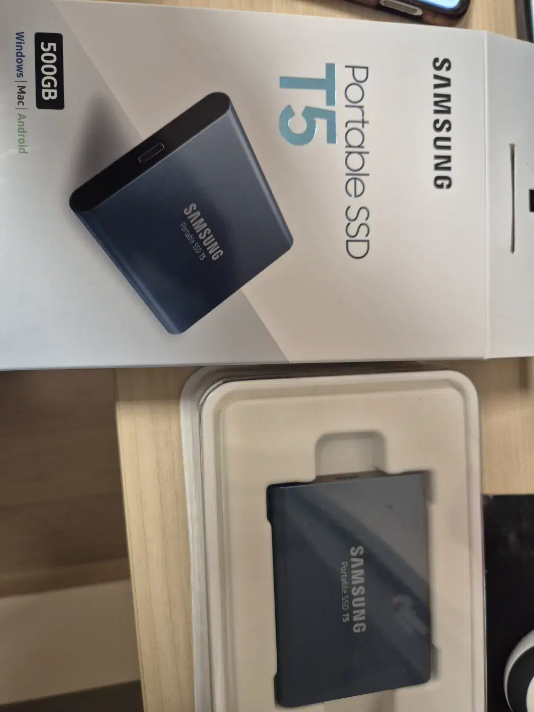 [최저가]삼성 SSD 500기가 외장하드 풀박스